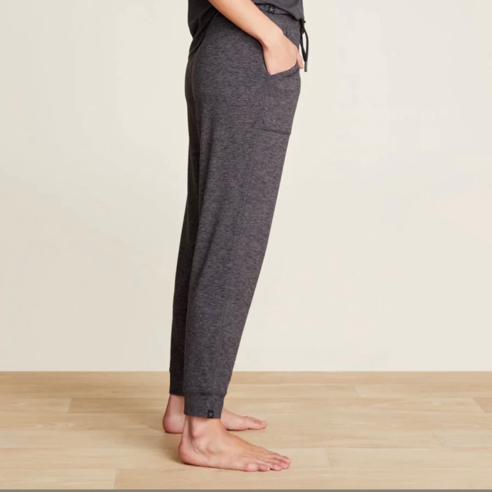 Barefoot Dreams Woman's Malibu Collection Butterchic Knit Heavy Jogger Sz S NWT - Picture 7 of 12